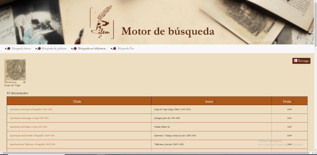 logo paratextos lope de vega